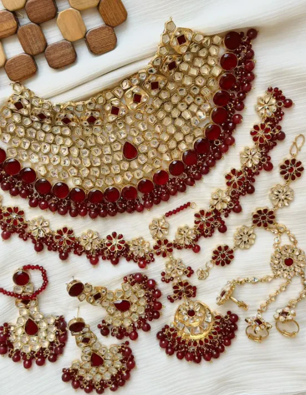Farshi Kundan Bridal set