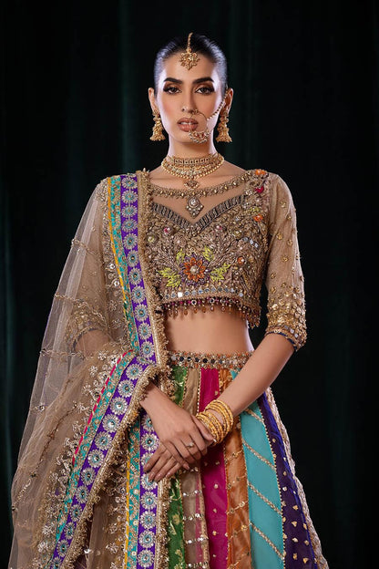 E-307 Multi Colour lehenga