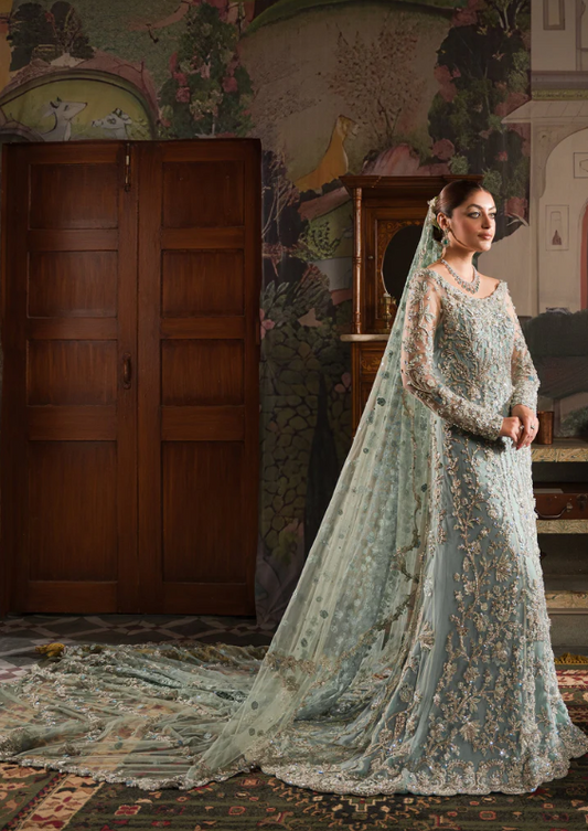 Blue Bridal Gown Veil - Book your consultation for price