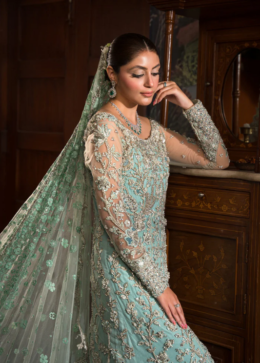 Blue Bridal Gown Veil - Book your consultation for price